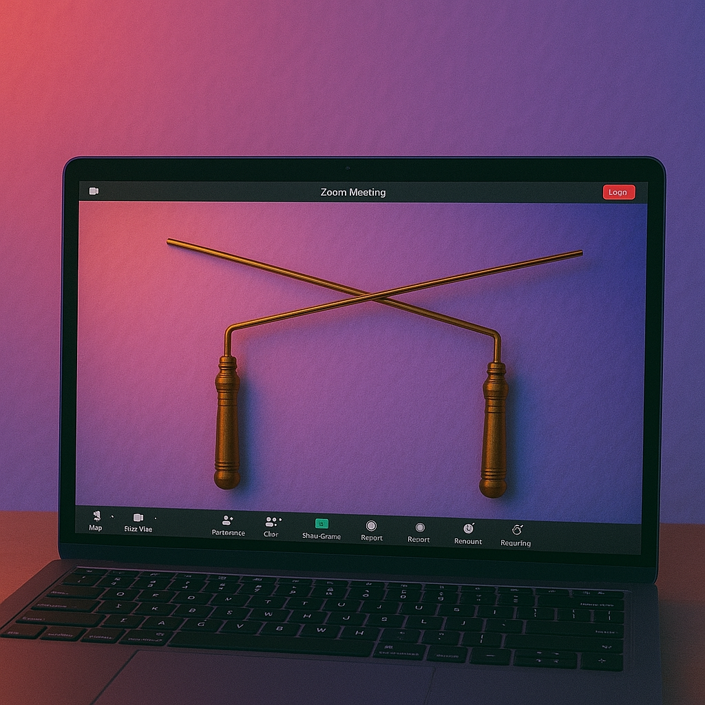 Live Dowsing Rods Session